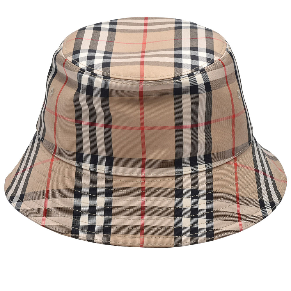 BURBERRY 巴寶莉】經典Vintage Check格紋漁夫帽(米色8026927) - momo購物網
