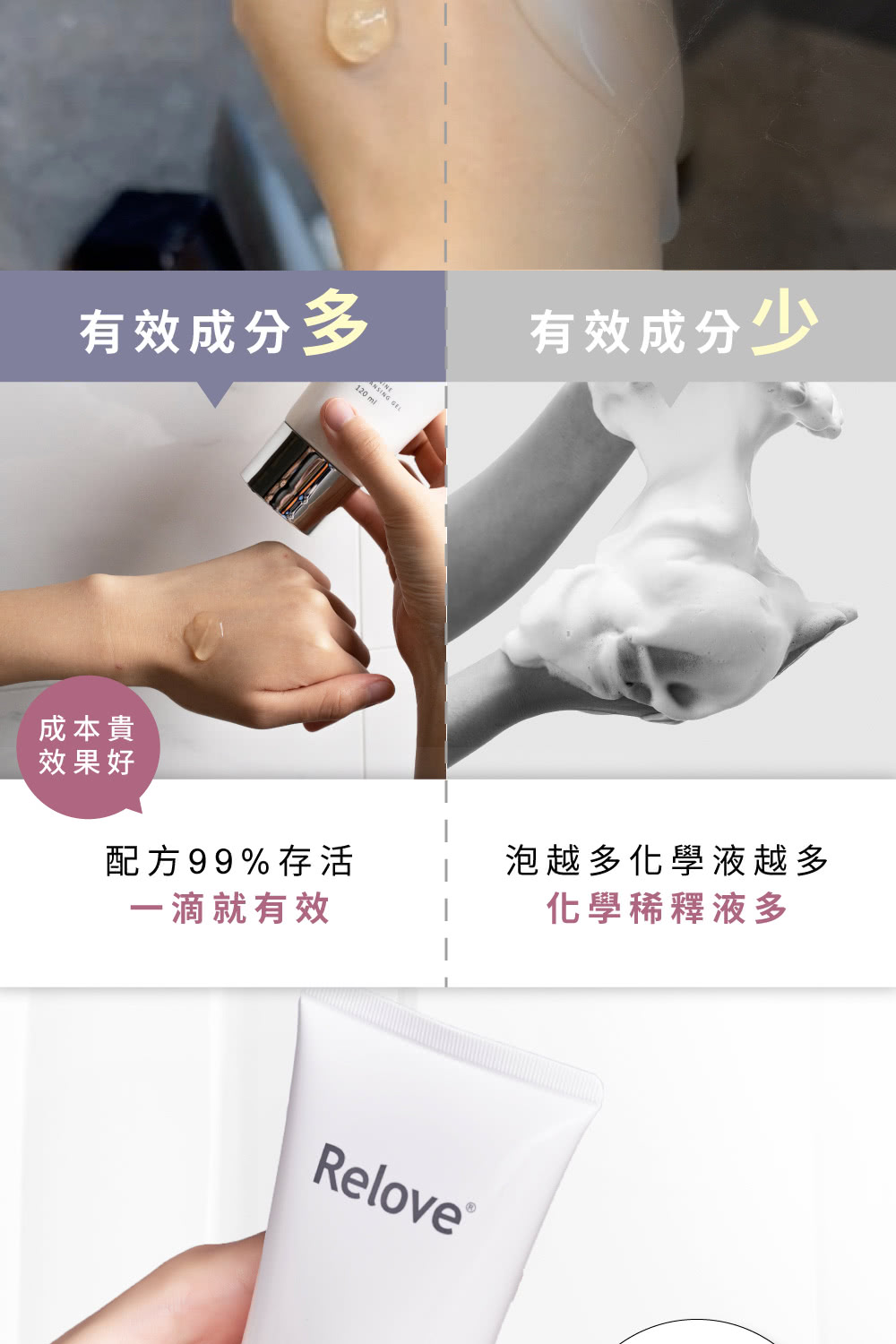 泡越多化學液越多