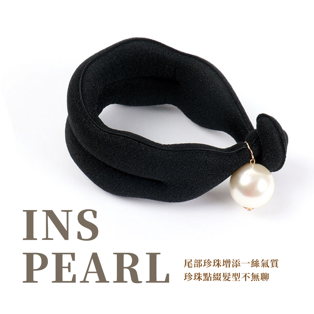 尾部珍珠增添一絲氣質 珍珠點綴髮型不無聊 