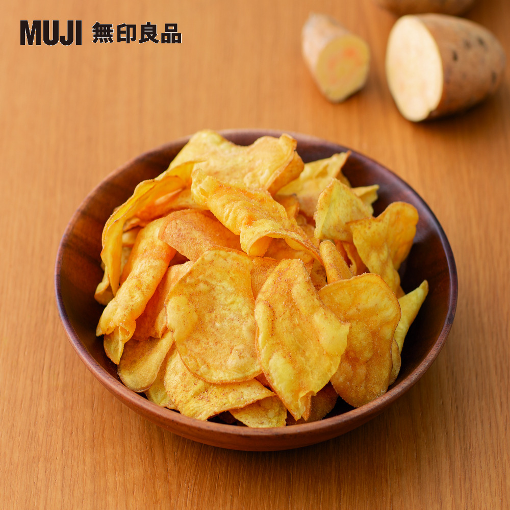 Muji 無印良品 國產番薯脆片 梅粉味 95g Momo購物網