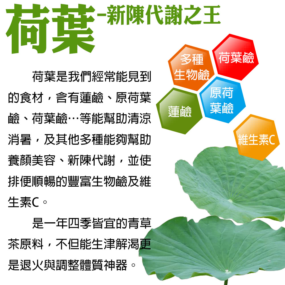 的食材,含有蓮鹼、原荷葉