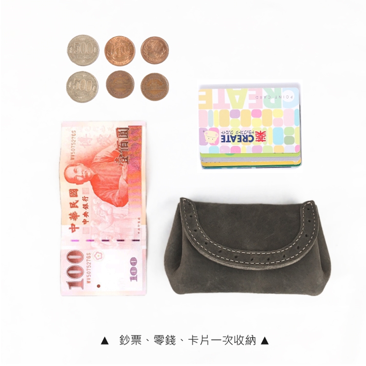 鈔票、零錢、卡片一次收納 100中華民國 中央銀行 壹佰圓 