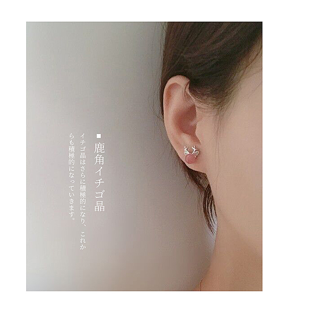 鹿角晶 晶積極的、 積極的 