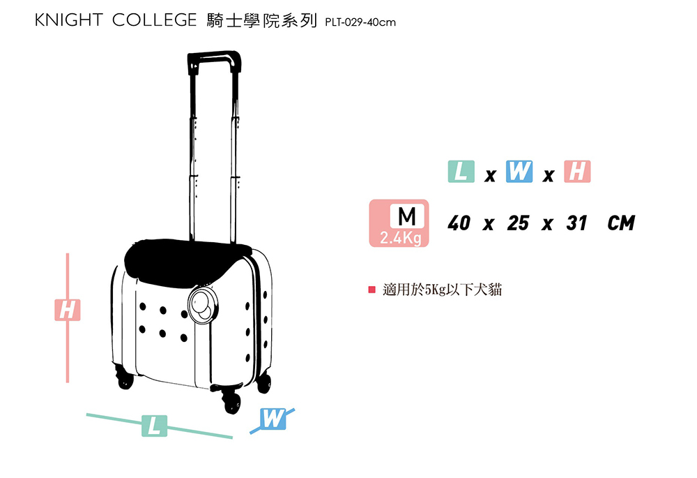 適用於5Kg以下犬貓 