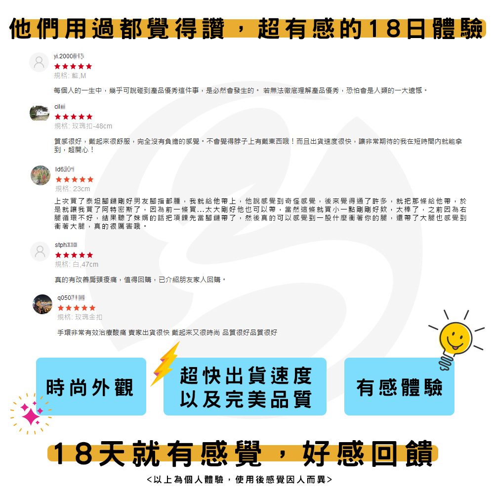 質感很好,戴起來很舒服,完全沒有負擔的感覺。不會覺得脖子上有戴東西峨而且出貨速度很快,讓非常期待的我在短時間内就能拿
