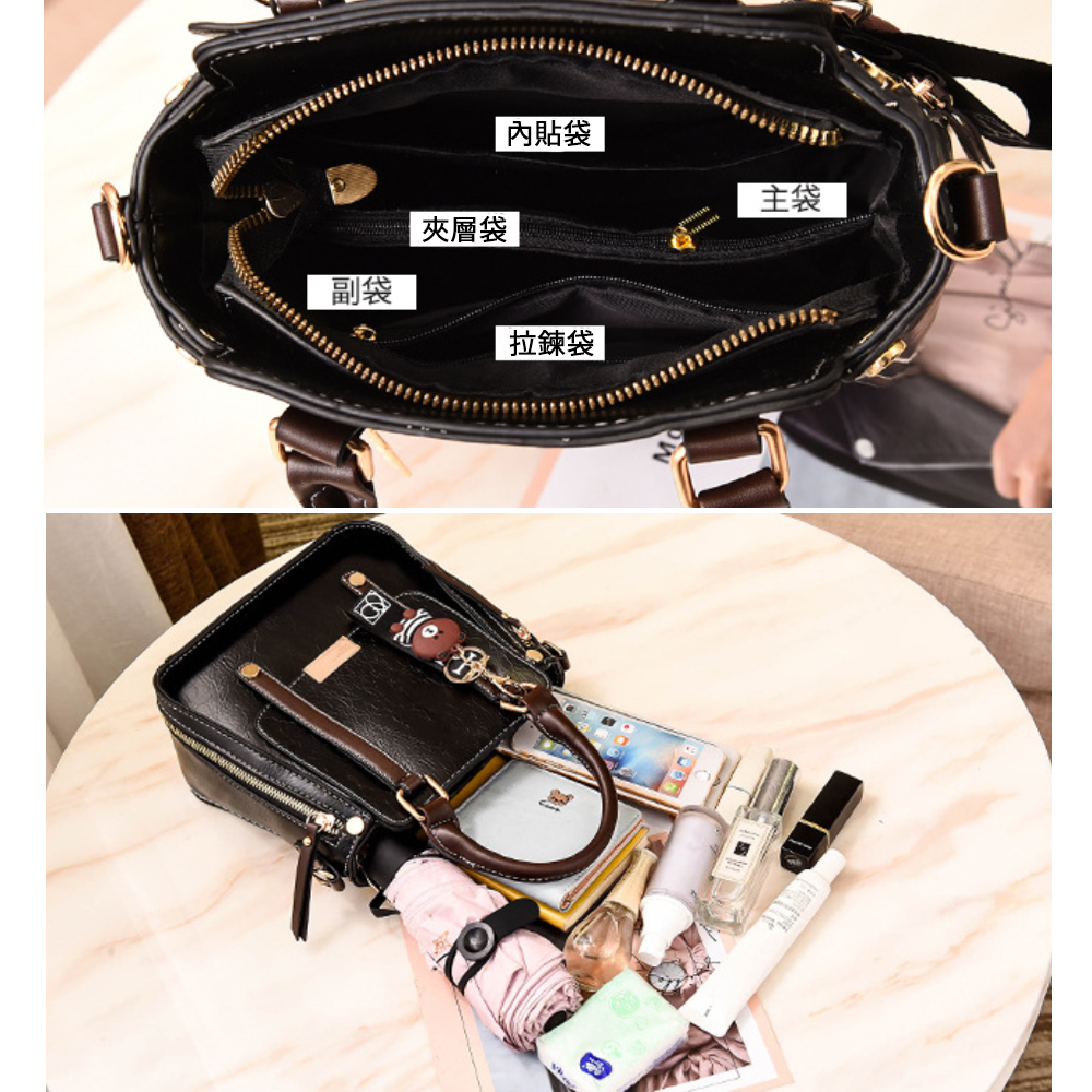 夾層袋副袋內貼袋拉鍊袋主袋