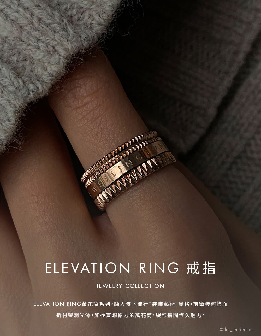 ELEVATION RING ææ ELEVATION RINGè¬è±ç­ç³»å,èå¥æä¸æµè¡è£é£¾èè¡é¢¨æ ¼,åè¡å¹¾ä½é£¾é¢ æå°ç©æ½¤åæ¾¤,å¦æ¥µå¯æ³ååçè¬è±ç­,ç¶´é£¾æéæä¹é­åã 