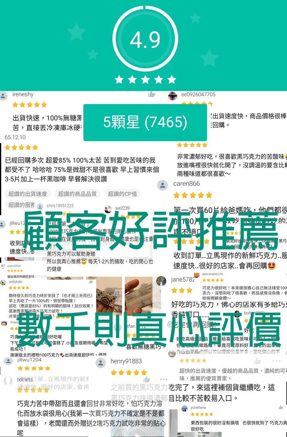 巧克力苦中帶甜而且還會回甘非常好吃怕巧克升 且比較不苦較易入口。