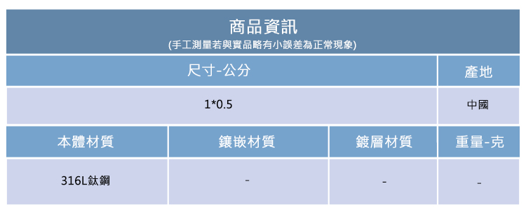 手工測量若與實品略有小誤差為正常現象