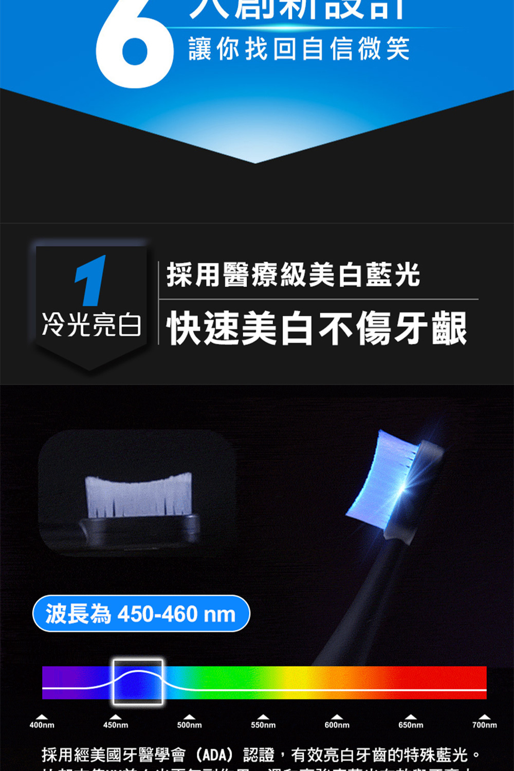 Future Lab. コールドホワイト電動歯ブラシ (ブラック) - その他の電化製品 - その他の素材 ブラック