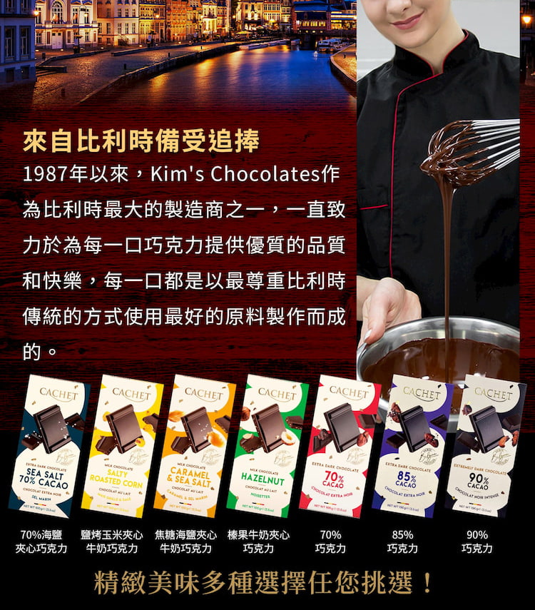 1987年以來,Kims Chocolates作