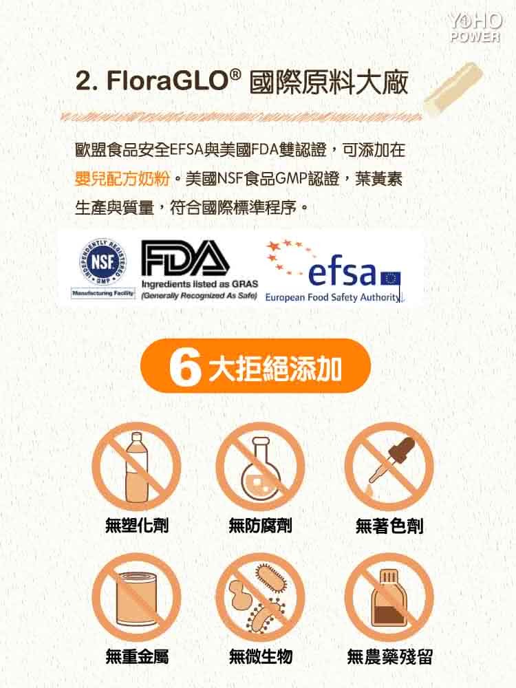 歐盟食品安全EFSA與美國FDA雙認證,可添加在