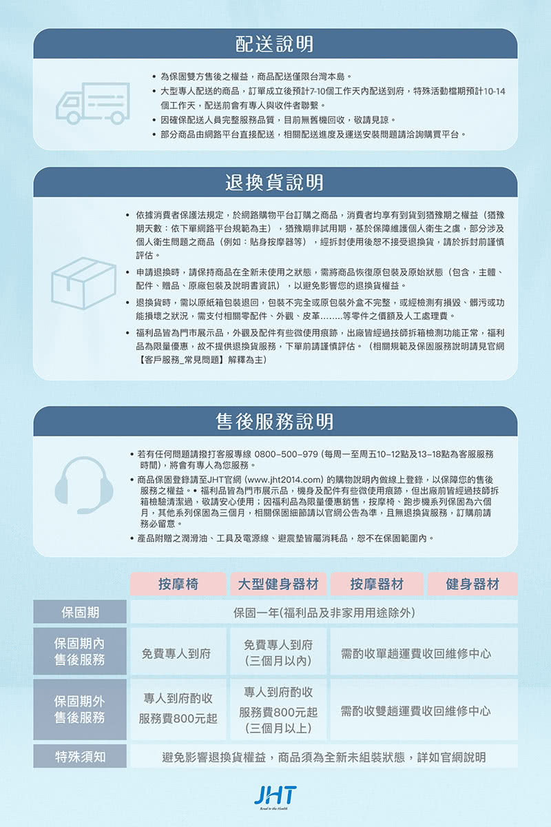 .若有任何問題請撥打客服專線0800500979 每周一至周五1012點及1318點為客服服務