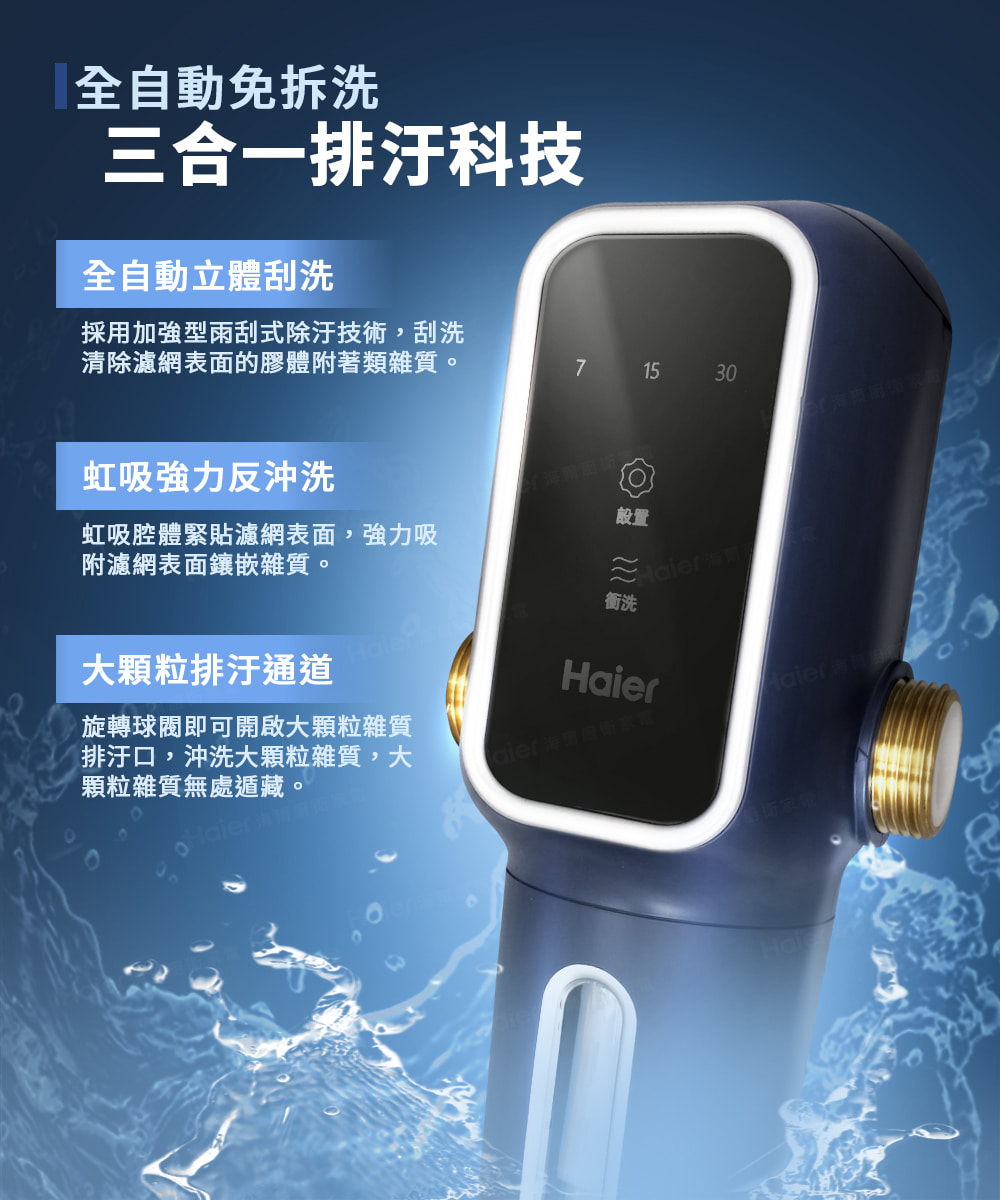 採用加強型雨刮式除汗技術,刮洗