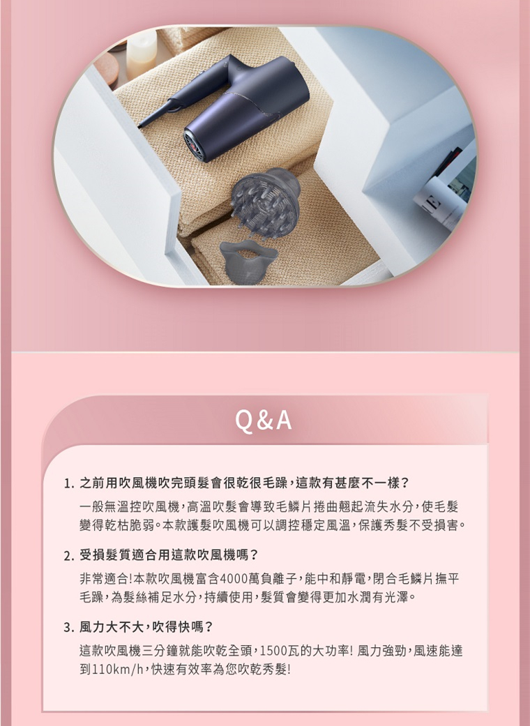éæ¬¾å¹é¢¨æ©ä¸åéå°±è½å¹ä¹¾å¨é ­,1500ç¦çå¤§åç é¢¨åå¼·å,é¢¨éè½é