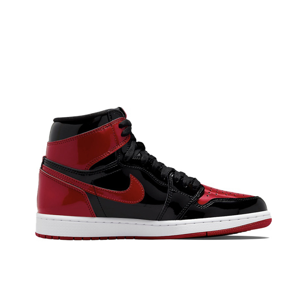 Air Jordan 1 OG Patent Bred 黑紅漆皮流行款休閒鞋555088-063