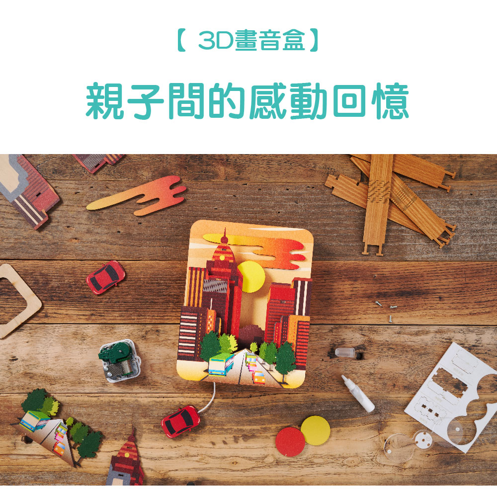 3Dç«é³ç è¦ªå­éçæååæ¶ 