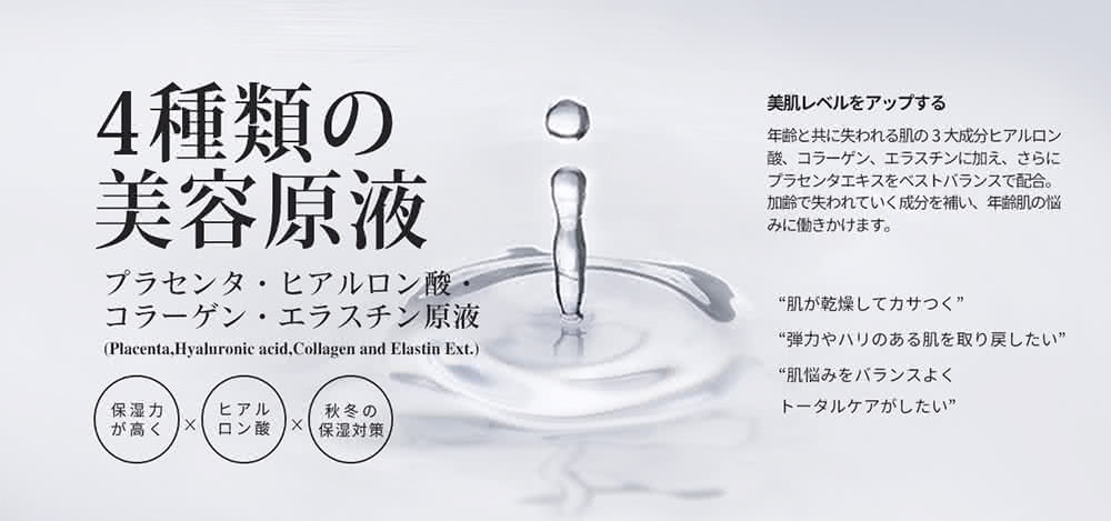 加齢失成分補、 年齢肌悩