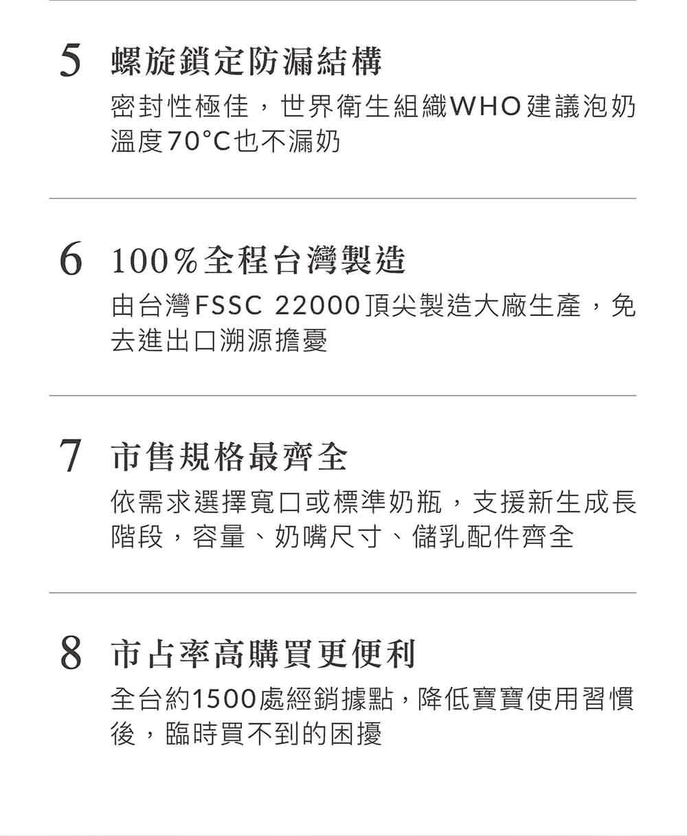 由台灣FSSC 22000頂尖製造大廠生產,免
