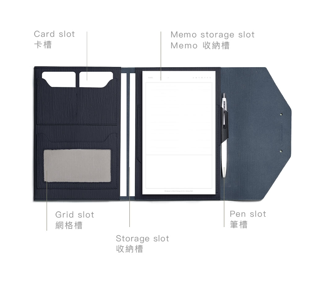 Memo 收納槽 卡槽 網格槽 筆槽 收納槽 