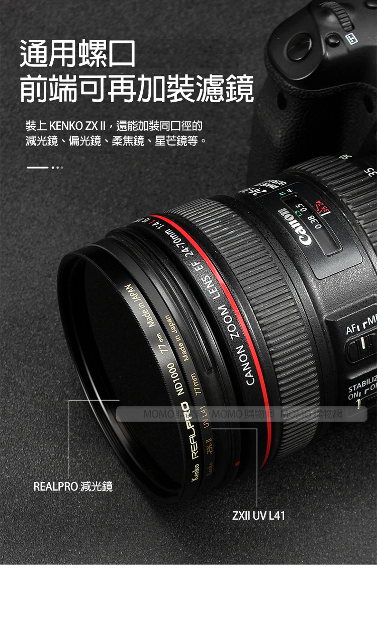 Kenko】55mm ZETA ZXII UV L41(公司貨薄框多層鍍膜UV保護鏡高透光防水