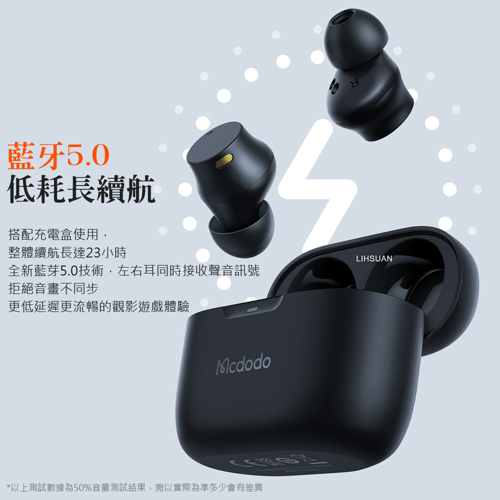 以上測試數據為50%音量測試結果,需以實際為準多少會有差異