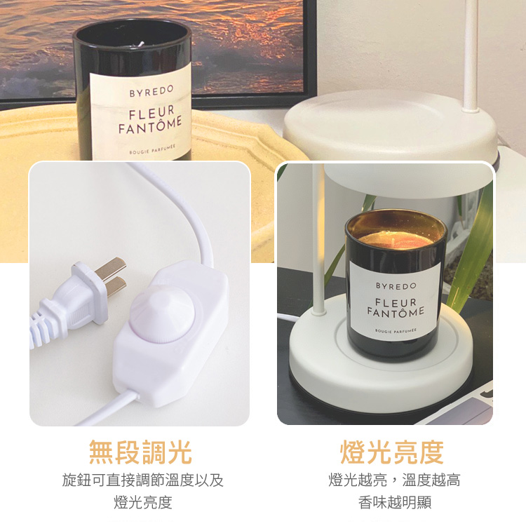旋鈕可直接調節溫度以及