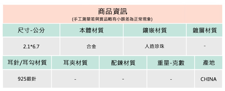 手工測量若與實品略有小誤差為正常現象