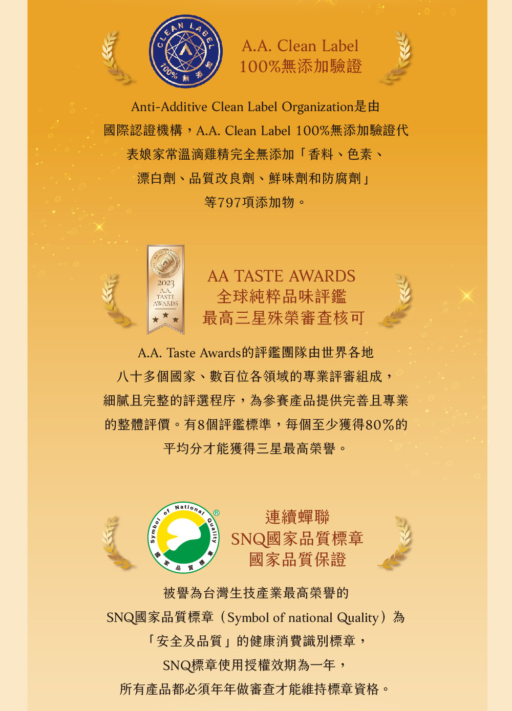 SNQåå®¶åè³ªæ¨ç« Symbol of national Qualityçº