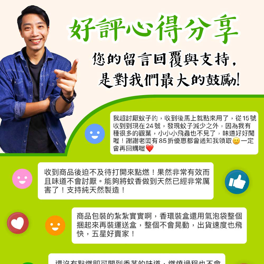 我超討厭蚊子的,收到後馬上就點來用了,從15號