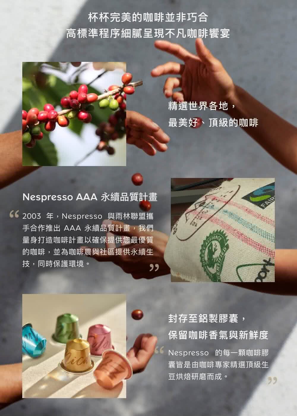 66 2003 å¹´,Nespresso èé¨æè¯çæ