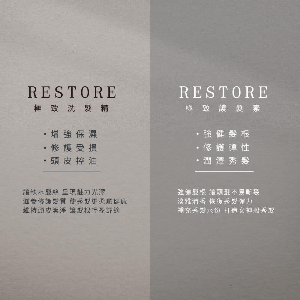 滋養修護髮質 使秀髮更柔順健康