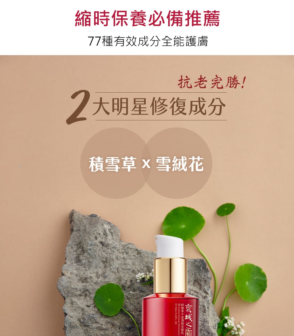 77種有效成分全能護膚