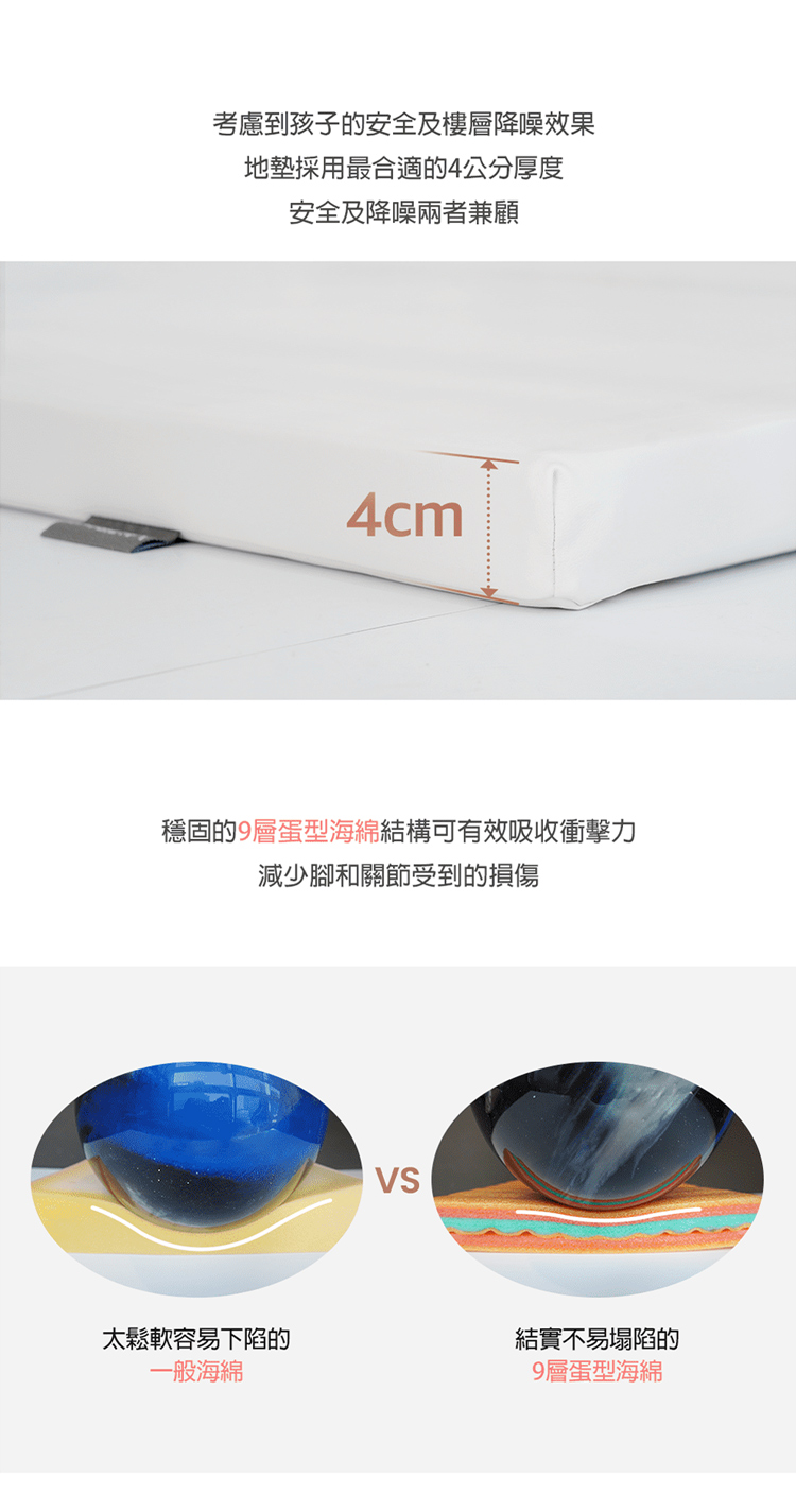 Alzipmat - 韓國 SG系列240x140CM無縫式地墊-銀河灰地墊