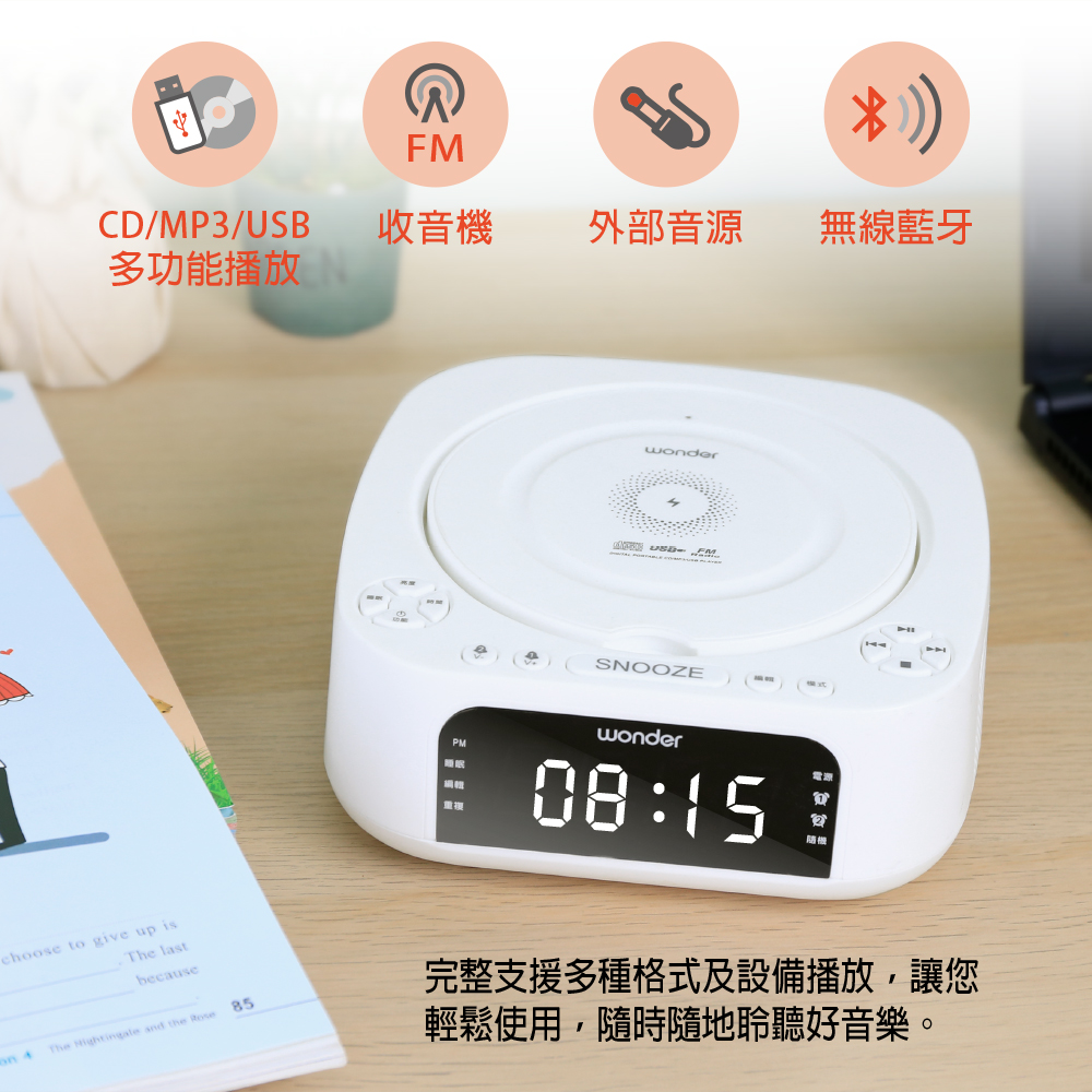 完整支援多種格式及設備播放,讓您