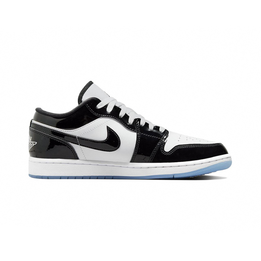 Air Jordan 1 Low SE Concord 黑白漆皮熊貓休閒鞋DV1309-100 - PChome