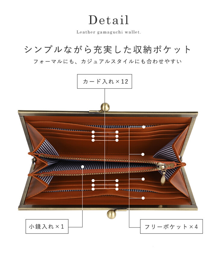 充実収納 、 合 小銭入1 入12 