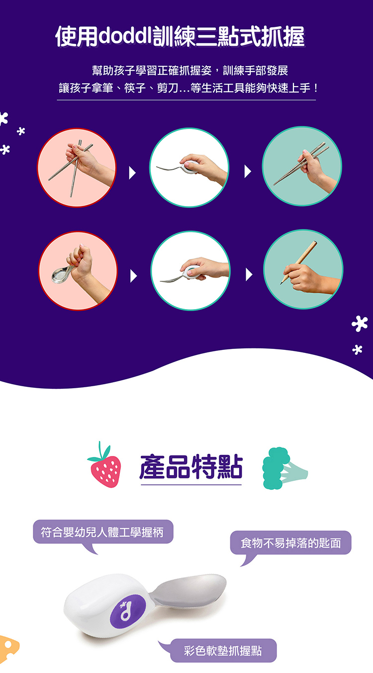 讓孩子拿筆、筷子、剪刀...等生活工具能夠快速上手