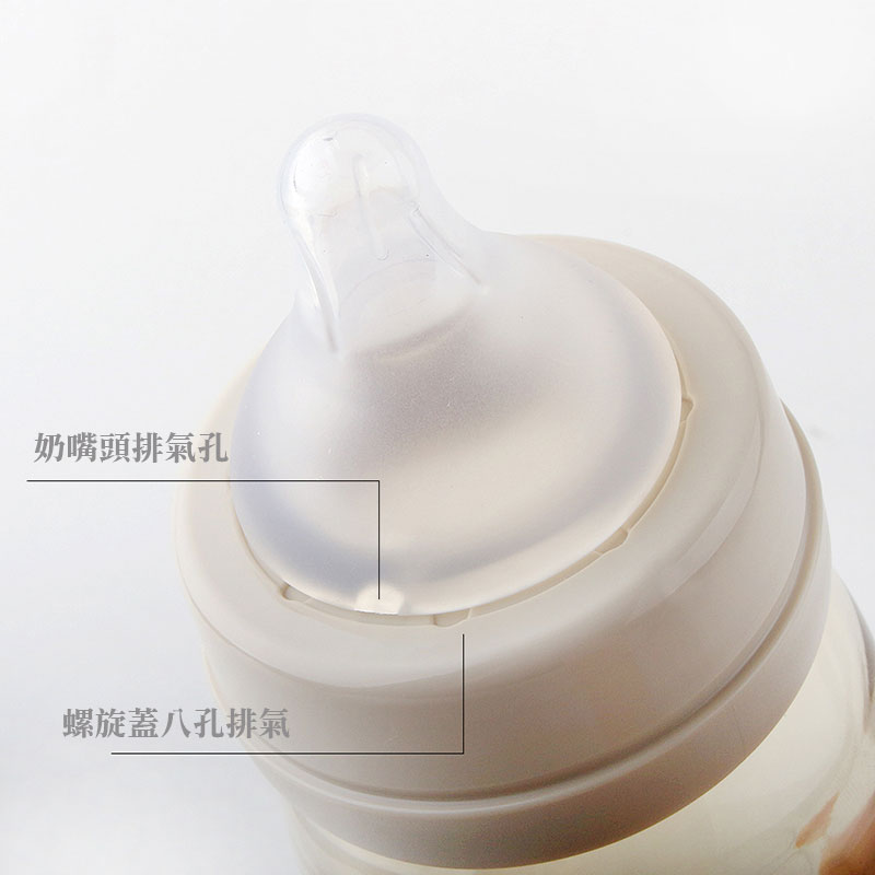 奶嘴頭排氣孔 螺旋蓋八孔排氣 