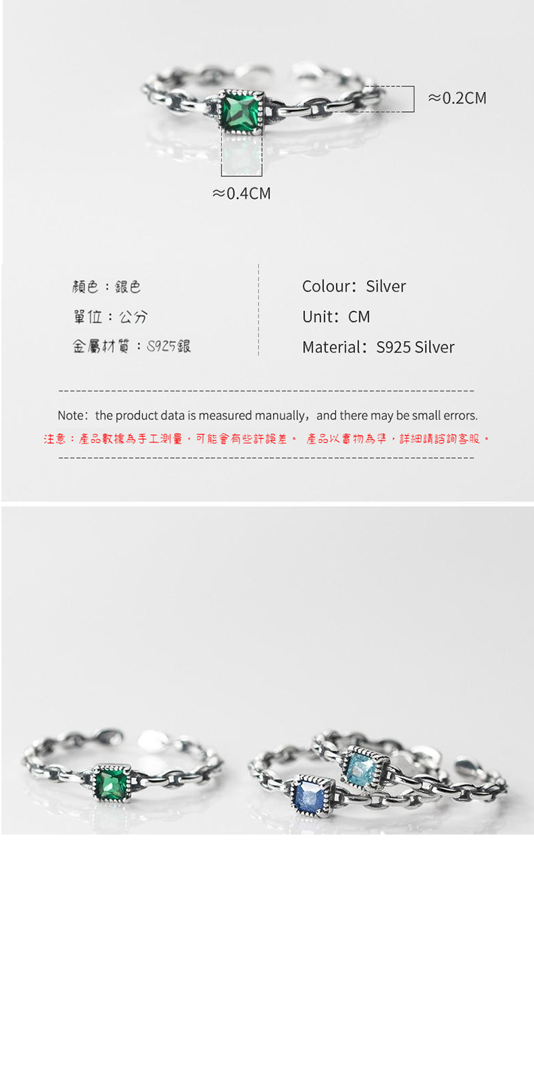 顏色銀色 單位公分 金屬材質S925銀 注意產品數據為手工測量,可能會有些許誤差。 產品以實物為準,詳細請諮詢客服。 