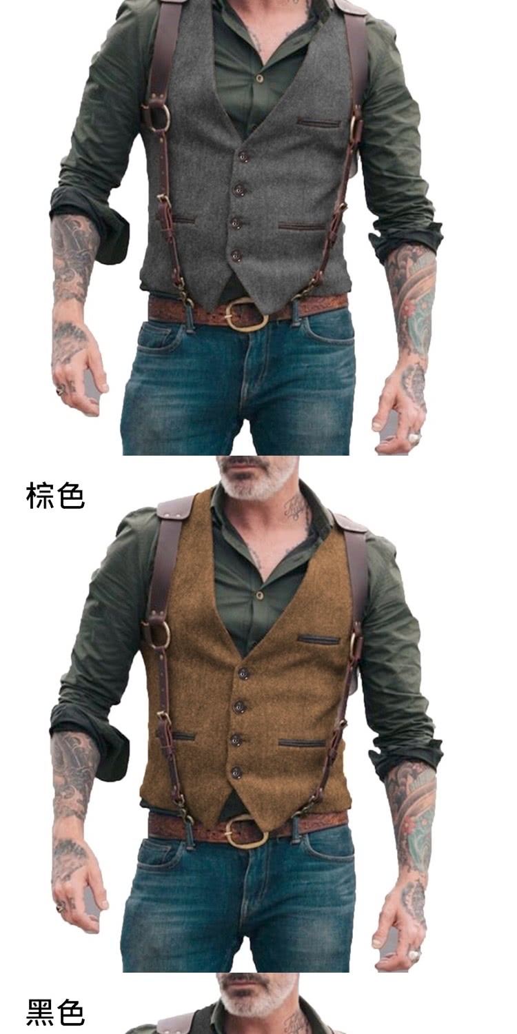 棕色 黑色 