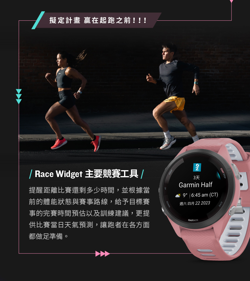 Race Widget 主要競賽工具