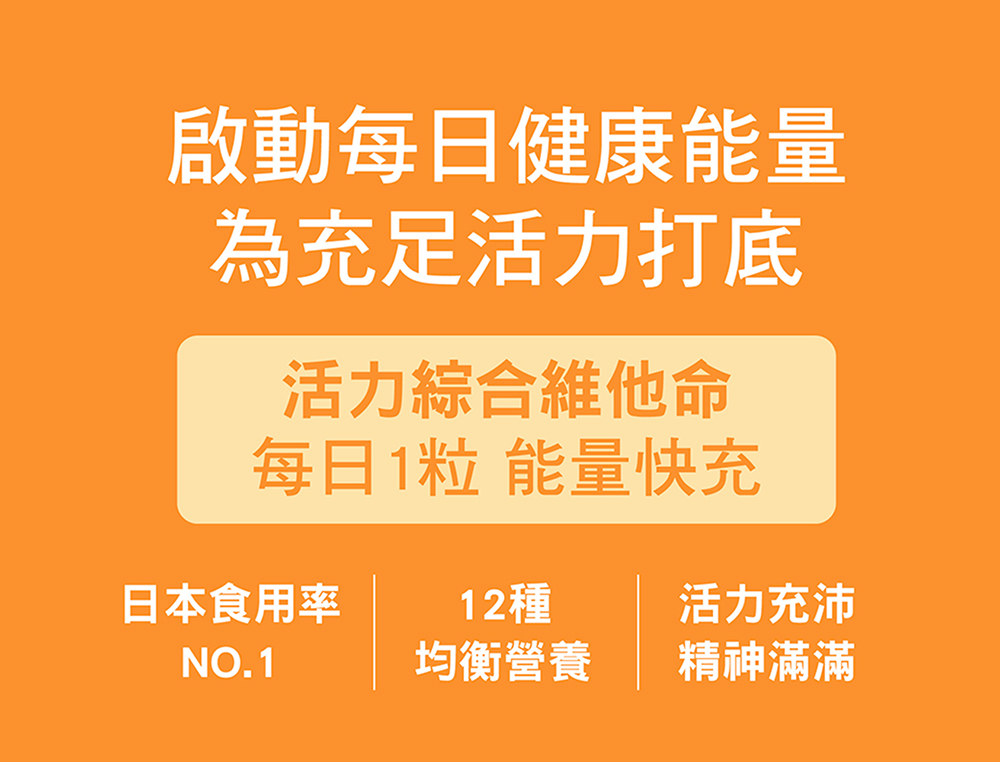 每日1粒 能量快充
