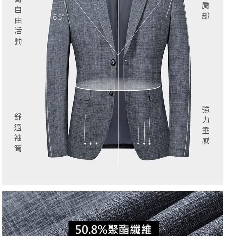 肩部 強力垂感 身自由活動 舒適袖筒 50.8%聚酯纖維 