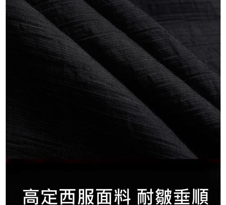 高定西服面料 耐皺垂順 