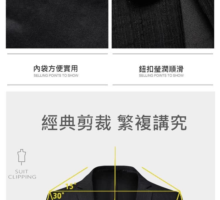 內袋方便實用 鈕扣瑩潤順滑 經典剪裁 繁複講究 