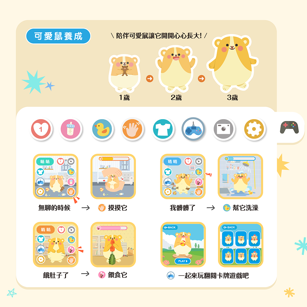 陪伴可愛鼠讓它開開心心長大