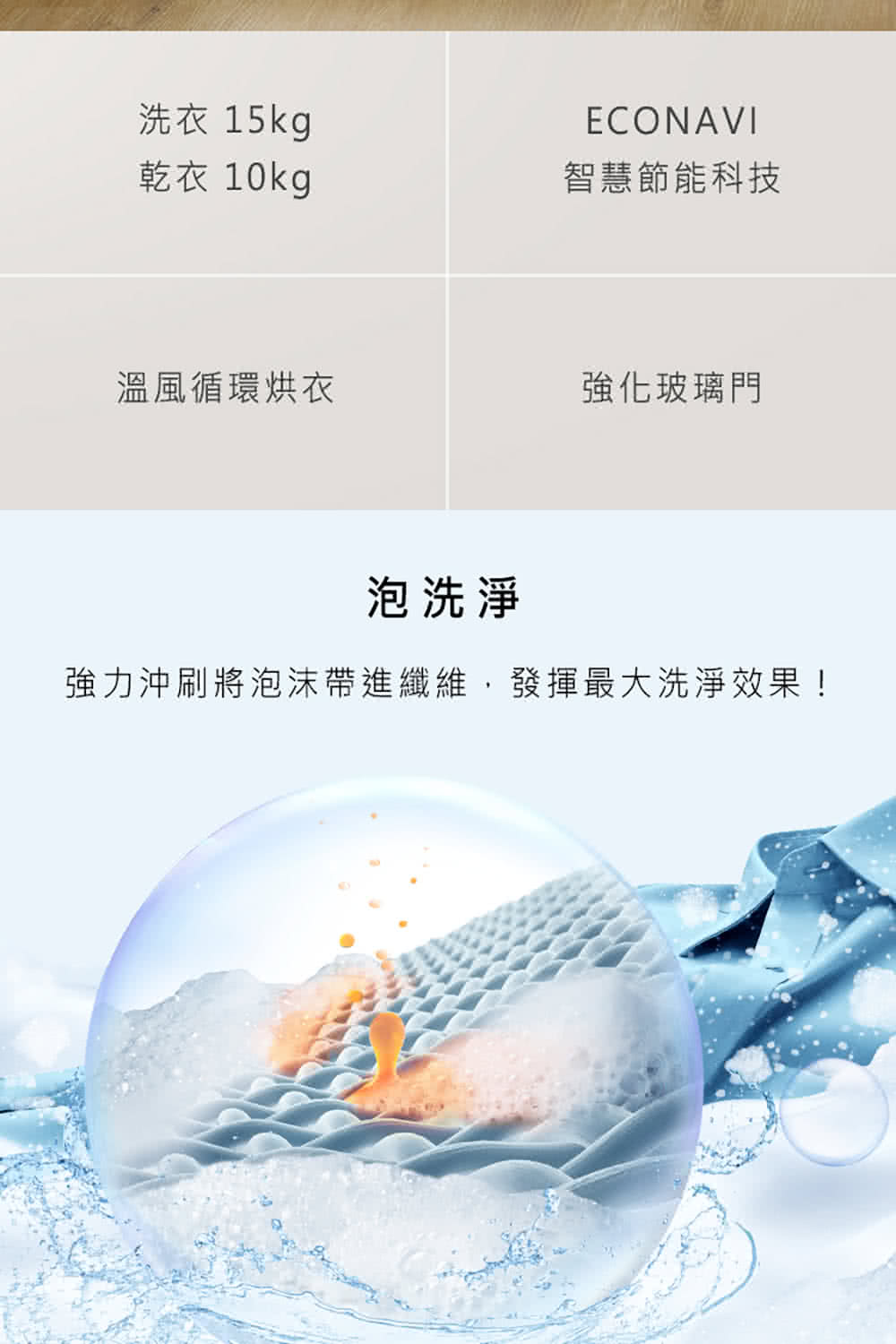 Panasonic國際牌 NA-V150MSH-W - 詳情4