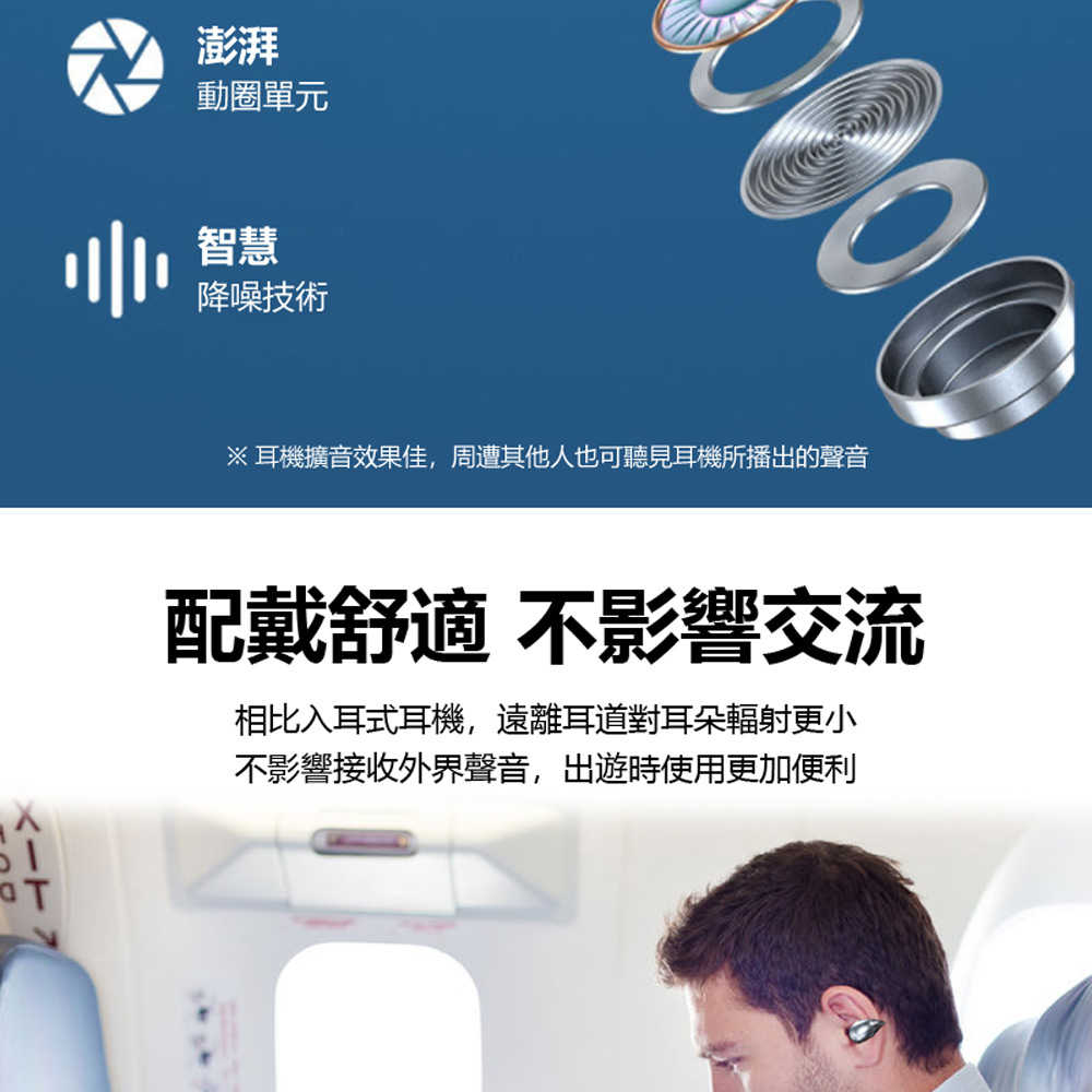 耳機擴音效果佳,周遭其他人也可聽見耳機所播出的聲音