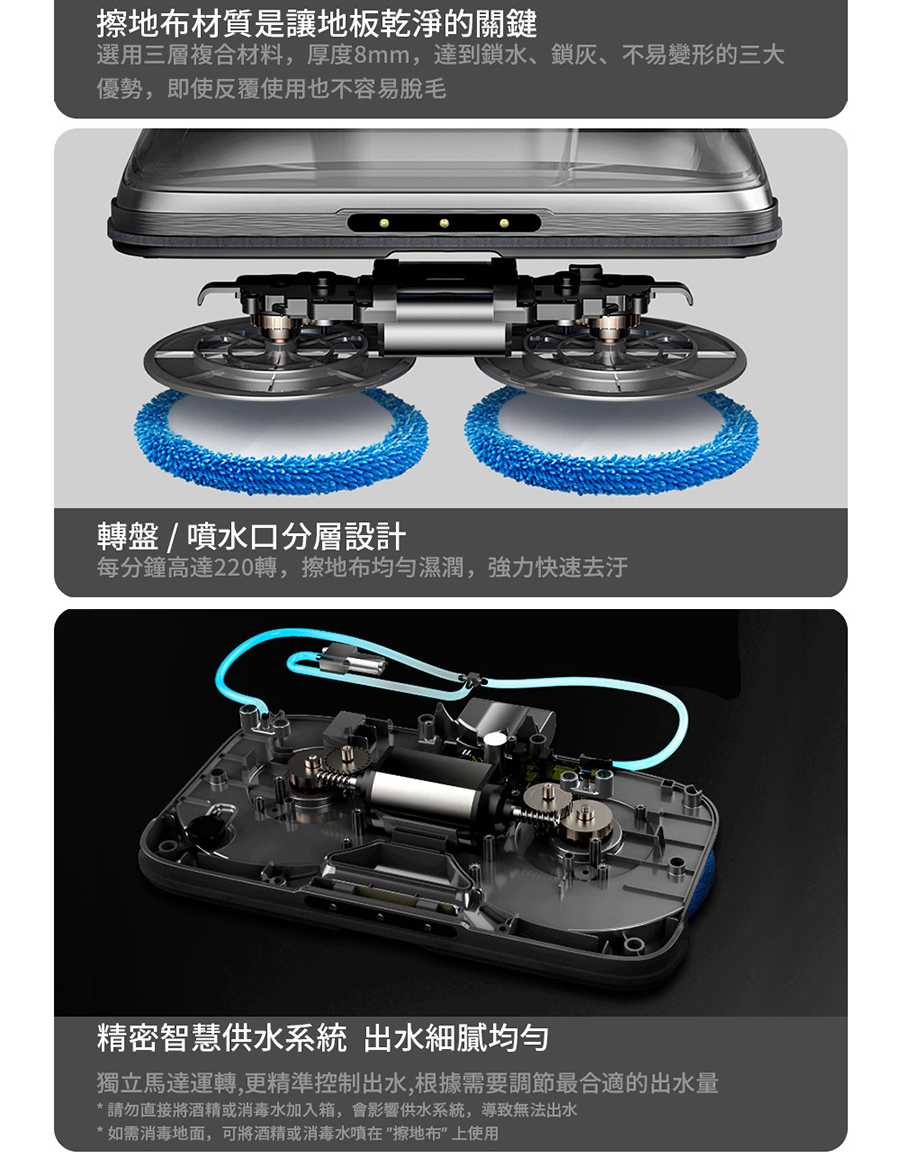 選用三層複合材料,厚度8mm,達到鎖水、鎖灭、不易變形的三大